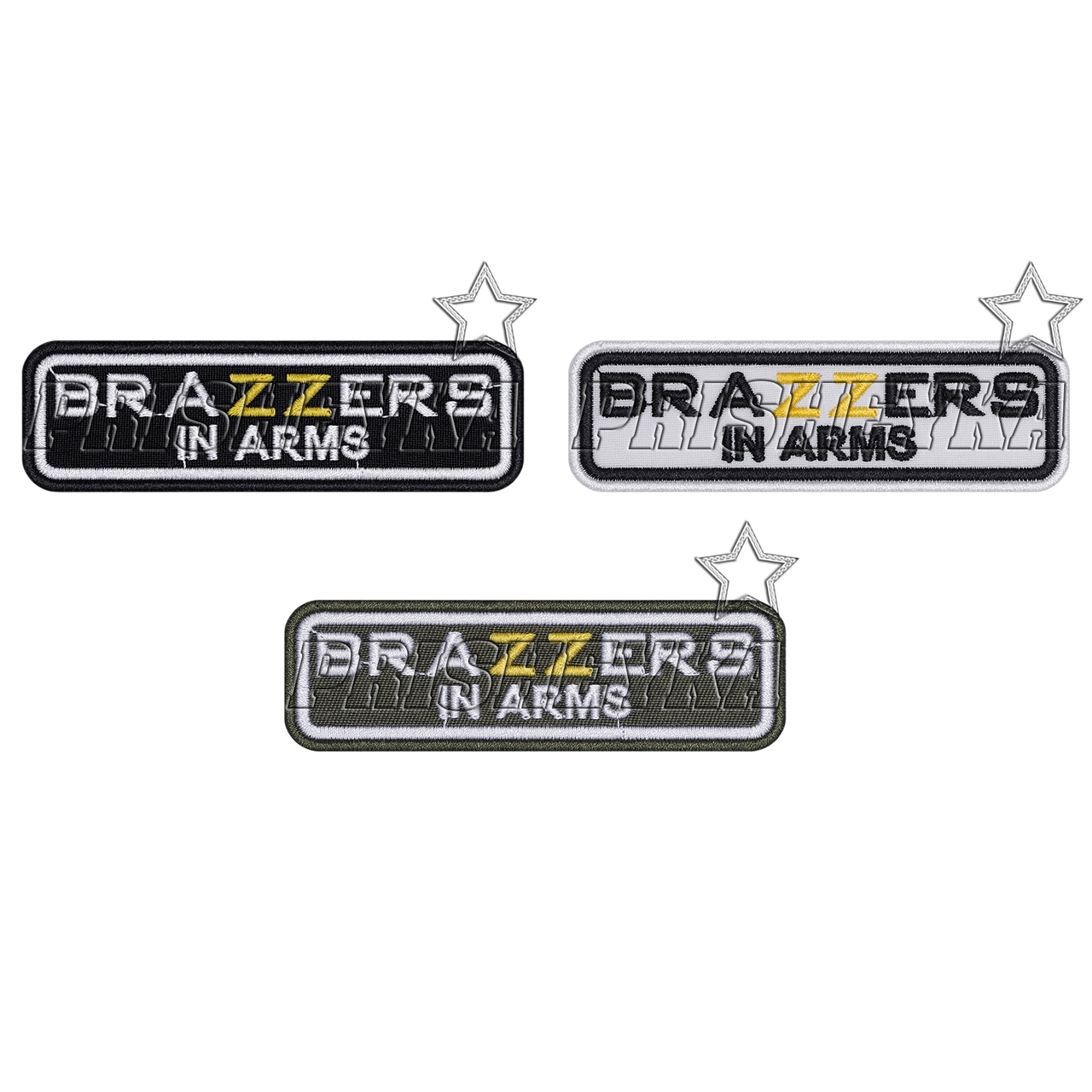 Brazzers in arms нашивка вышивка